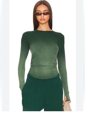 2. Michael Lauren Alick Vintage Top - Emerald